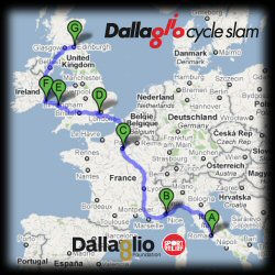 Dallaglio Cycle Slam Detailed Route